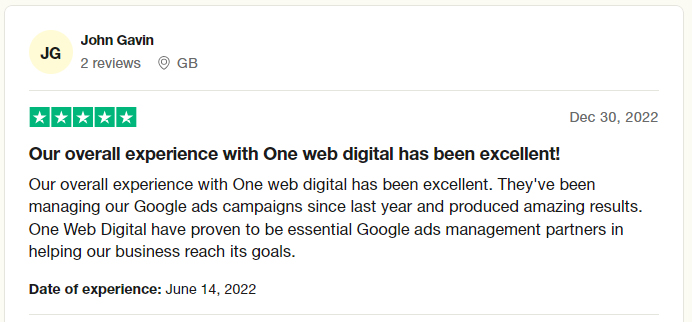 One Web Digital Reviews